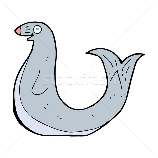 cartoon happy seal Stock photo © lineartestpilot