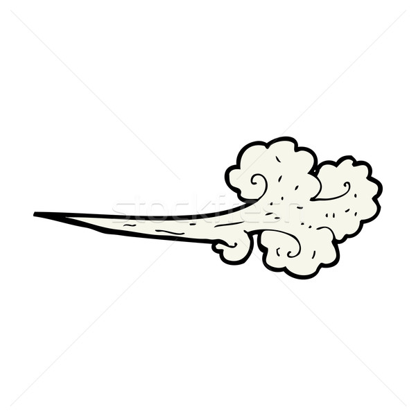 cartoon gust of wind Stock photo © lineartestpilot