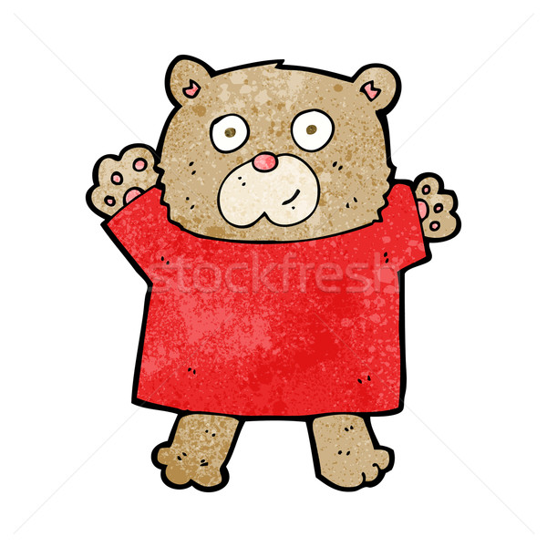 Desen animat drăguţ ursuleţ mână proiect animale Imagine de stoc © lineartestpilot
