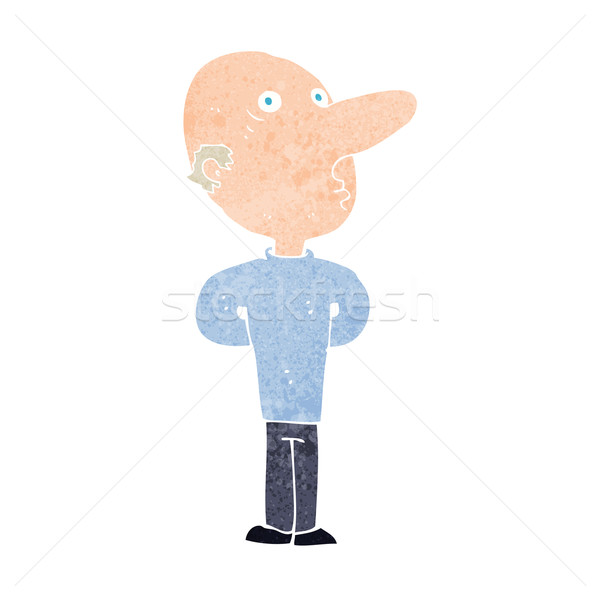 cartoon balding man Stock photo © lineartestpilot