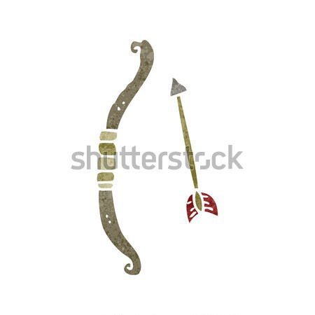 Dessinées cartoon viking ax rétro [[stock_photo]] © lineartestpilot