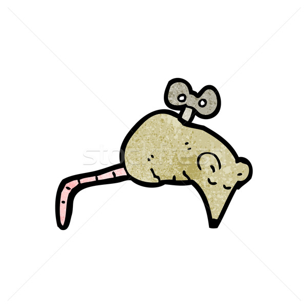 clockwork mouse cartoon Stock photo © lineartestpilot