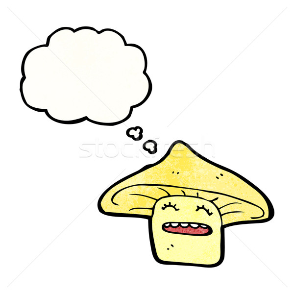 magic mushroom cartoon character Stock photo © lineartestpilot