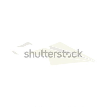 cartoon paper airplane Stock photo © lineartestpilot