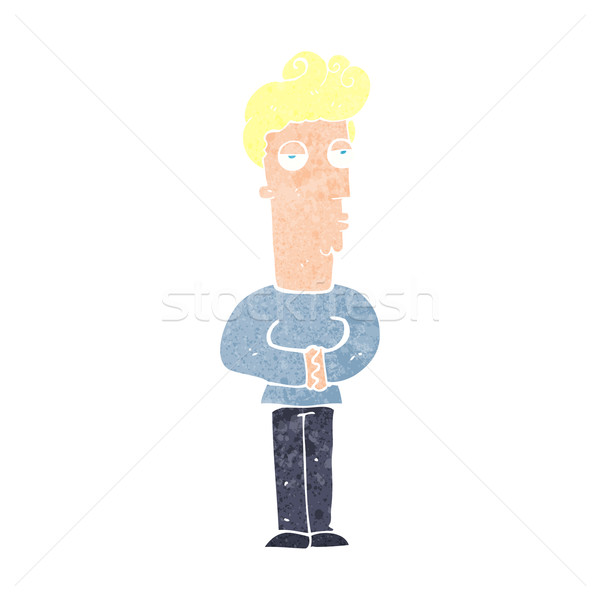 cartoon jaded man Stock photo © lineartestpilot