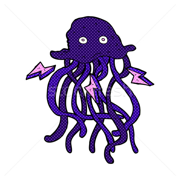 comic cartoon octopus Stock photo © lineartestpilot