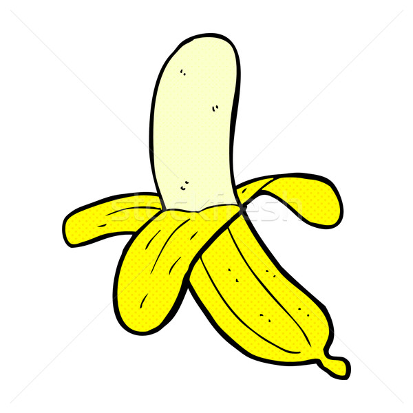 Képregény rajz banán retro képregény stílus Stock fotó © lineartestpilot