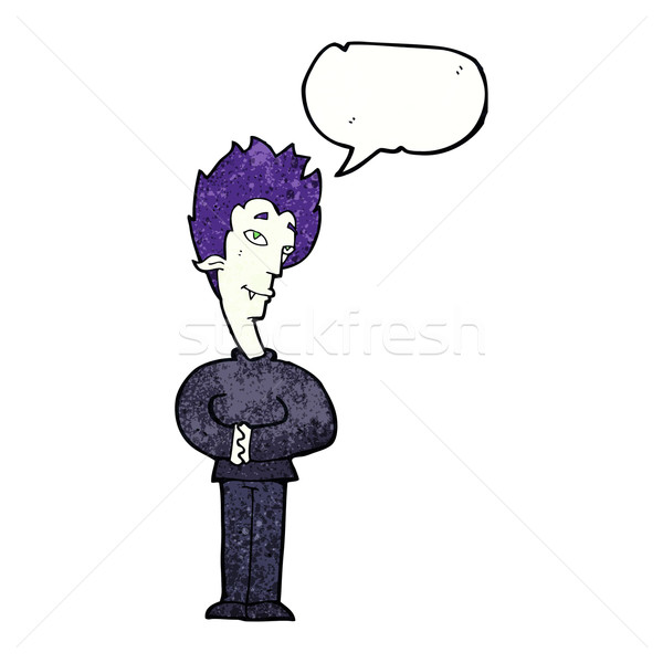 [[stock_photo]]: Cartoon · vampire · bulle · main · design · art