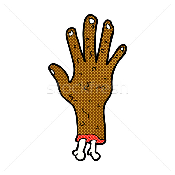 gross zombie hand comic cartoon Stock photo © lineartestpilot