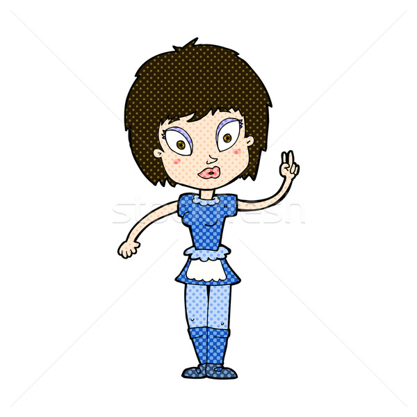 [[stock_photo]]: Dessinées · cartoon · soubrette · rétro · style