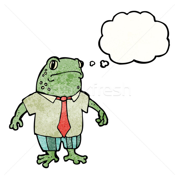 Stock photo: cartoon toad boss