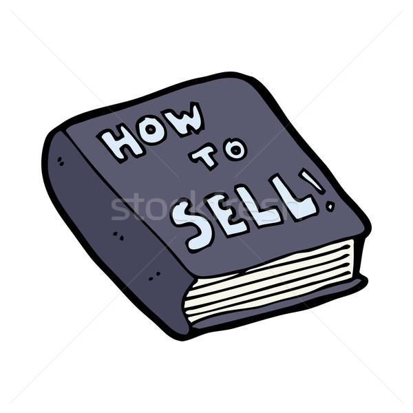cartoon how to sell book Stock photo © lineartestpilot