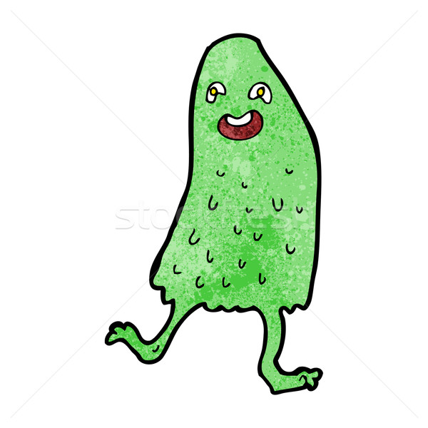 Stock photo: cartoon funny slime monster