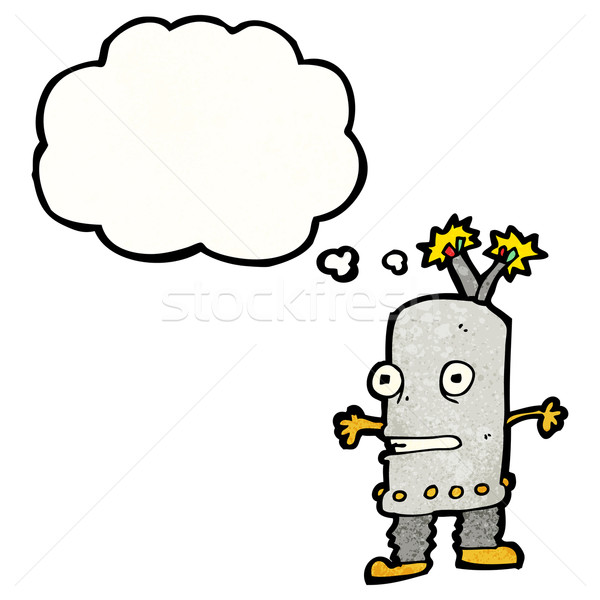 Stock photo: cartoon little robot