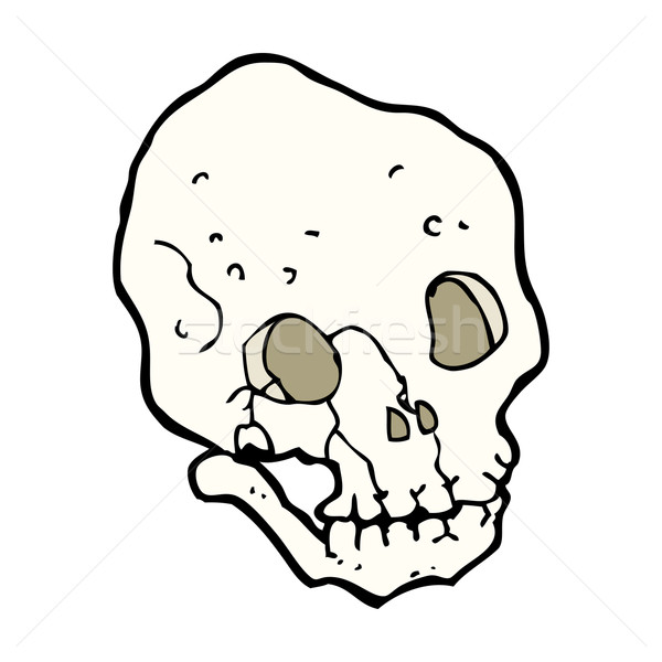 cartoon spooky skull Stock photo © lineartestpilot