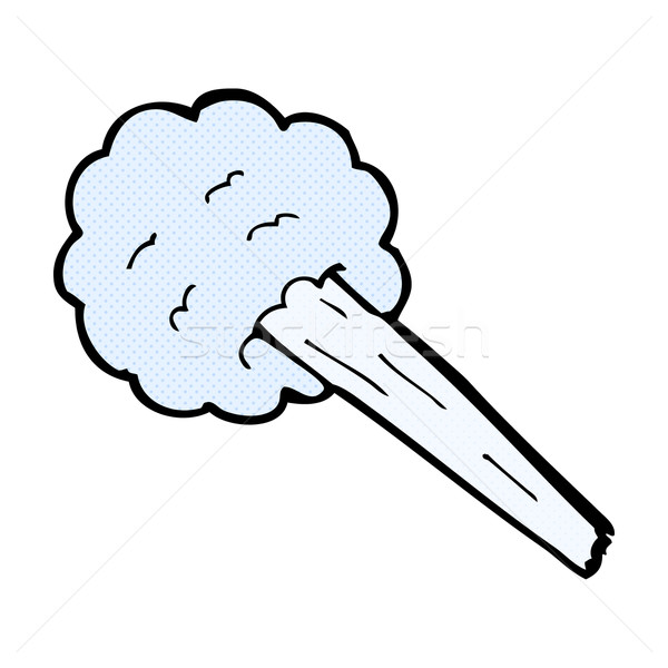 comic cartoon gust of wind Stock photo © lineartestpilot