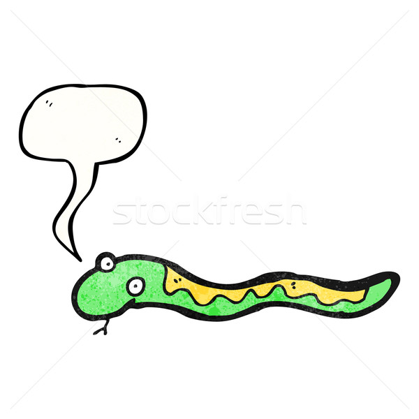 Karikatur Schlange Textur Hand glücklich Zeichnung Stock foto © lineartestpilot