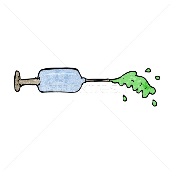 cartoon squirting medical needle Stock photo © lineartestpilot
