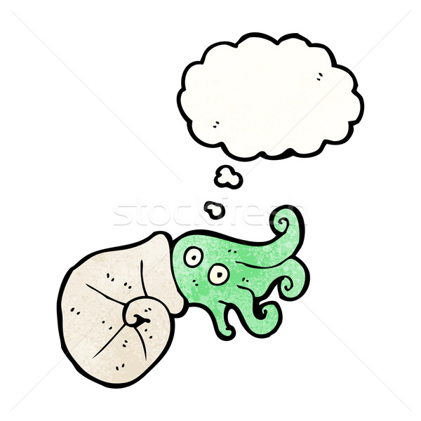 cartoon nautilus squid Stock photo © lineartestpilot