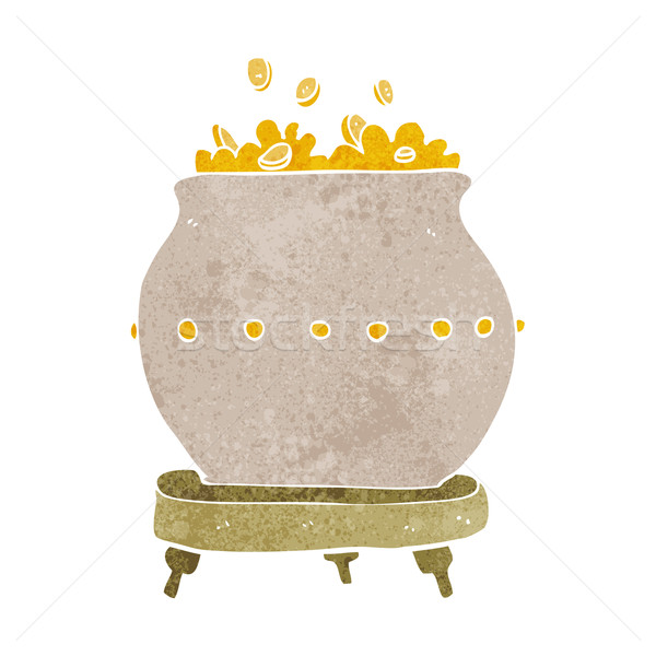 cartoon pot of gold Stock photo © lineartestpilot