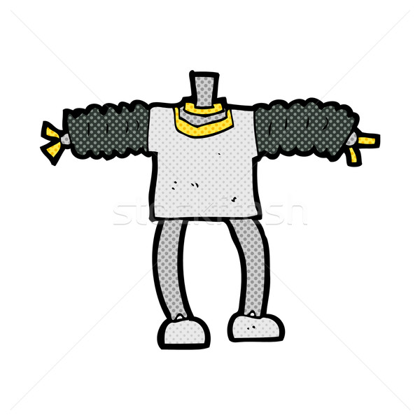 comic cartoon robot body (mix and match comic cartoons or add ow Stock photo © lineartestpilot