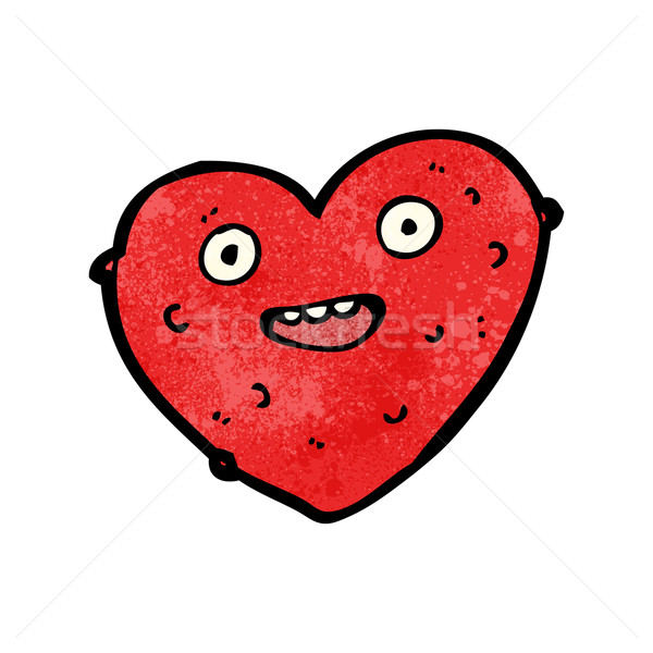 lumpy heart cartoon Stock photo © lineartestpilot