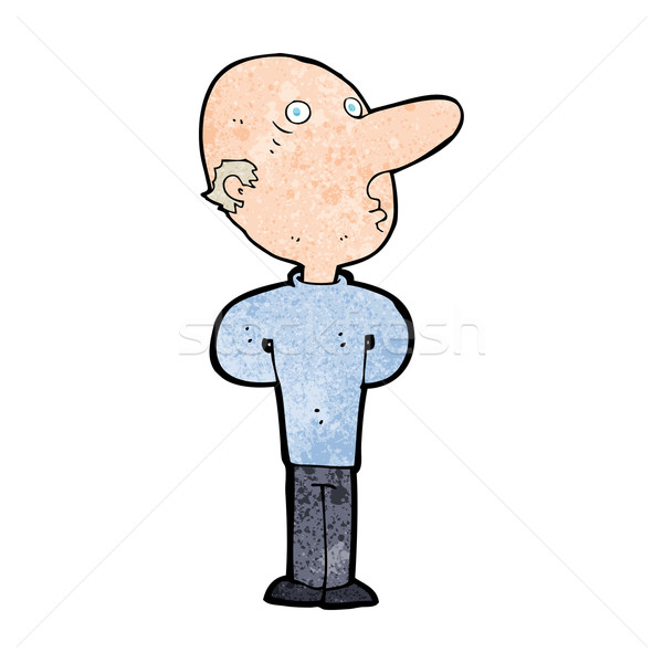 cartoon balding man Stock photo © lineartestpilot