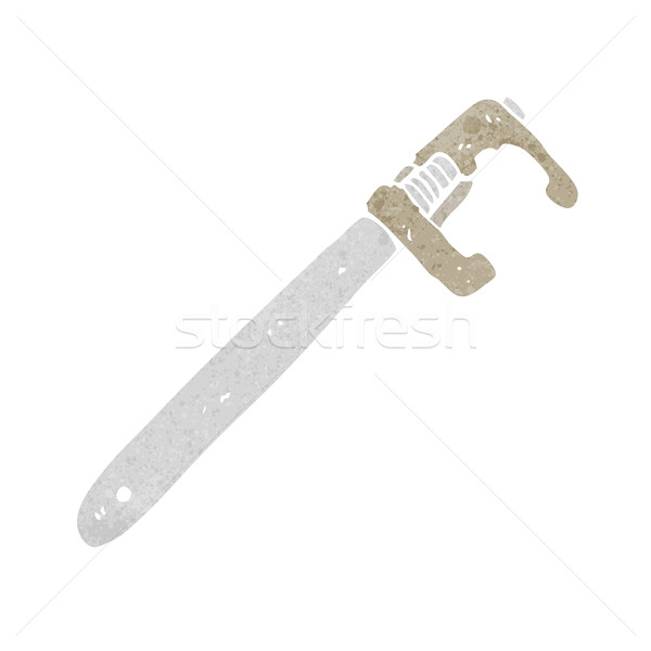 cartoon adjustable wrench Stock photo © lineartestpilot