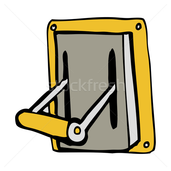 cartoon industrial machine lever Stock photo © lineartestpilot