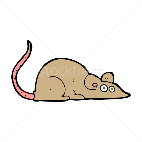 Karikatur Maus Hand Design crazy Ratte Stock foto © lineartestpilot