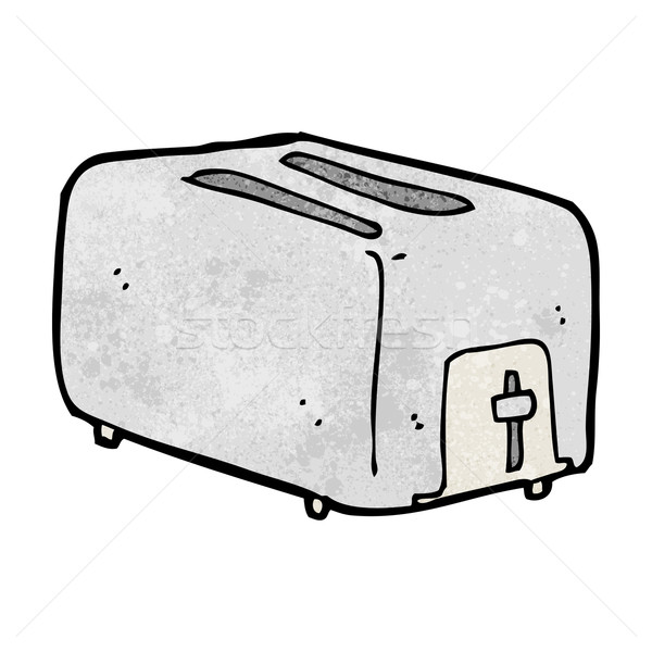 Stock photo: cartoon toaster