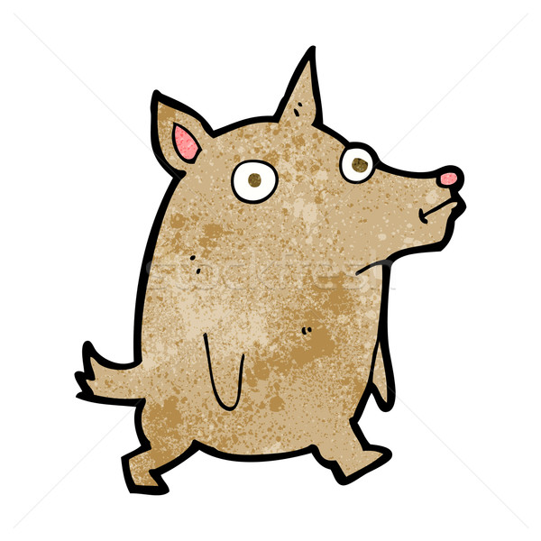 cartoon funny little dog Stock photo © lineartestpilot
