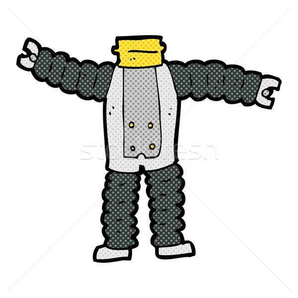 comic cartoon robot body (mix and match comic cartoons or add ow Stock photo © lineartestpilot