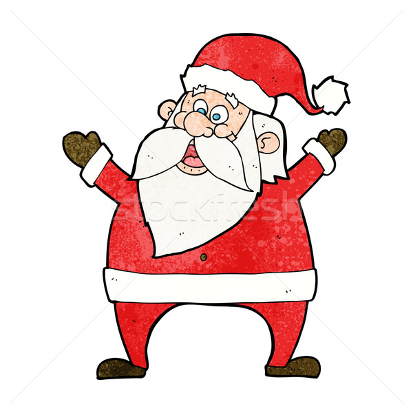 jolly santa cartoon Stock photo © lineartestpilot