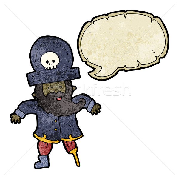 cartoon pirate captain Stock photo © lineartestpilot