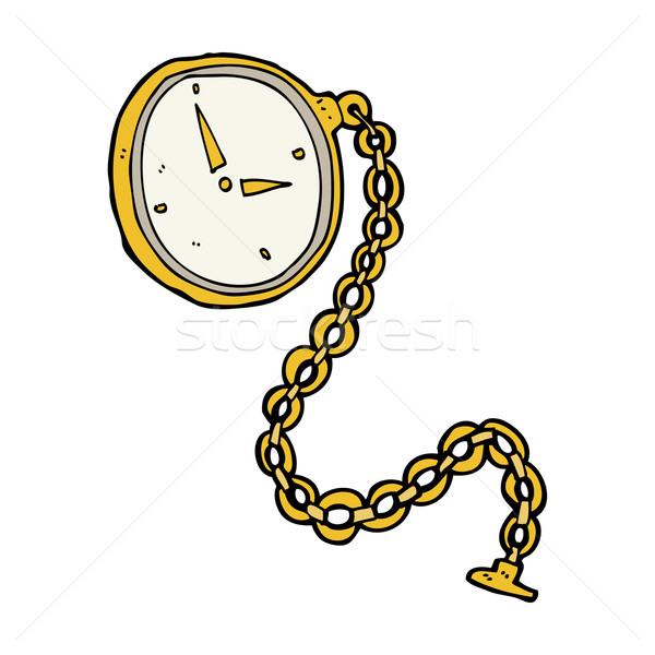 cartoon gold watch Stock photo © lineartestpilot