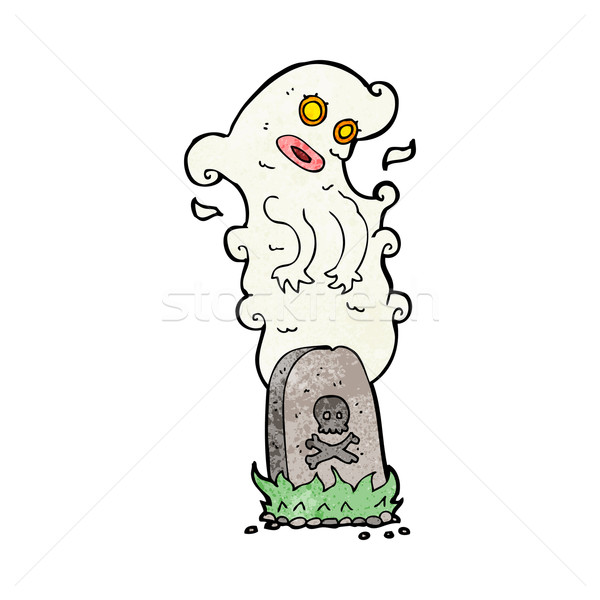 Сток-фото: Cartoon · Ghost · серьезную · стороны · дизайна