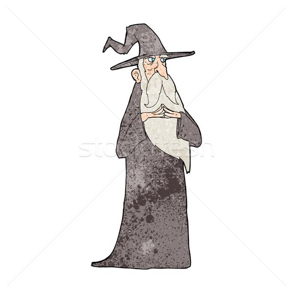 cartoon old wizard Stock photo © lineartestpilot