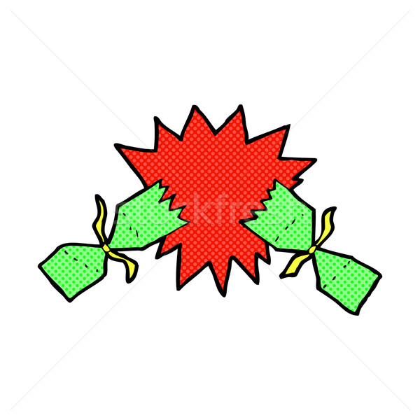 comic cartoon christmas cracker Stock photo © lineartestpilot