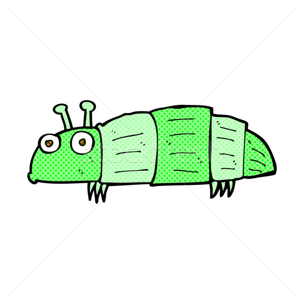 Komische cartoon bug retro stijl Stockfoto © lineartestpilot