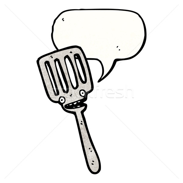 spatula cartoon Stock photo © lineartestpilot
