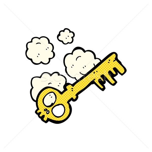 comic cartoon spooky key Stock photo © lineartestpilot