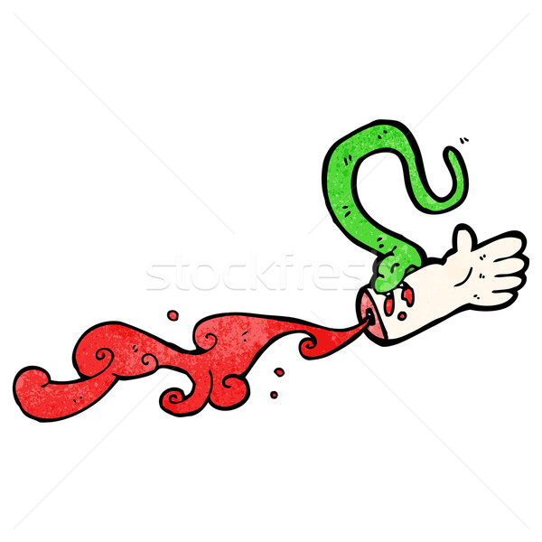 şarpe musca desen animat vorbesc retro desen Imagine de stoc © lineartestpilot