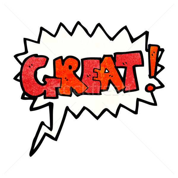 great cartoon comic book shout Stock photo © lineartestpilot