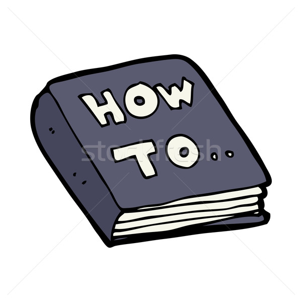 cartoon how to book Stock photo © lineartestpilot