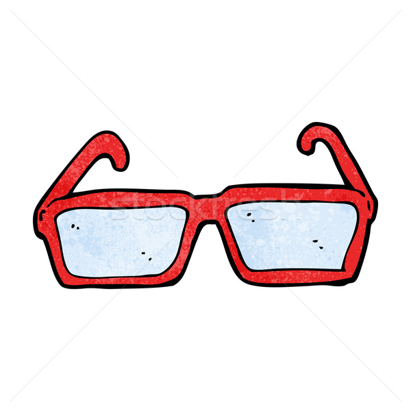 Cartoon okulary projektu sztuki retro funny Zdjęcia stock © lineartestpilot