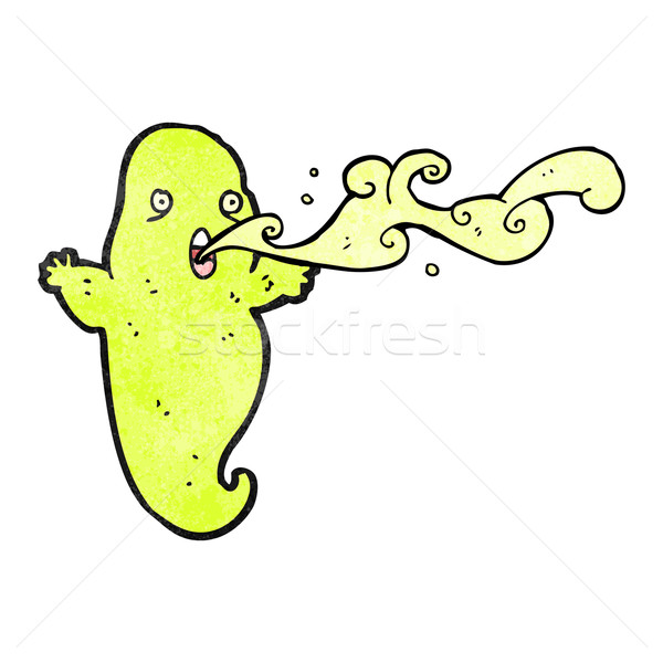 slimy ghost cartoon Stock photo © lineartestpilot