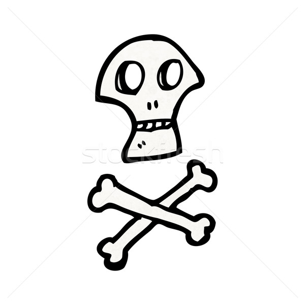 skull and crossbones symbol cartoon Stock photo © lineartestpilot