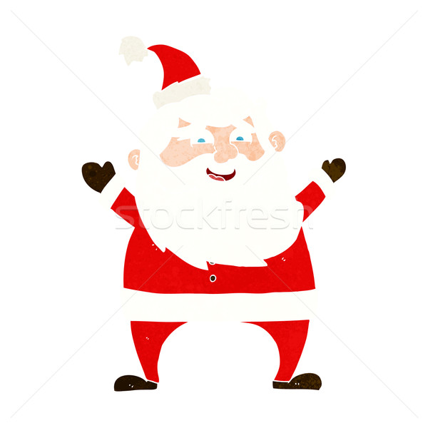 jolly santa cartoon Stock photo © lineartestpilot