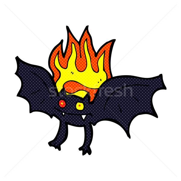 comic cartoon vampire bat Stock photo © lineartestpilot